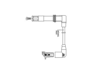 Провод высокого напряжения для Audi A2 [8Z0] 2000-2005 новый