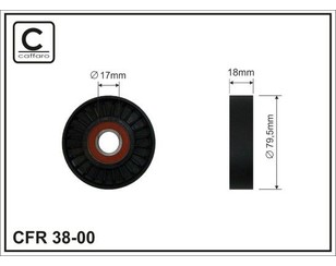 Ролик-натяжитель для Renault Clio II/Symbol 1998-2008 новый