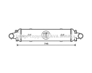 Интеркулер для Mercedes Benz W212 E-Klasse 2009-2016 новый