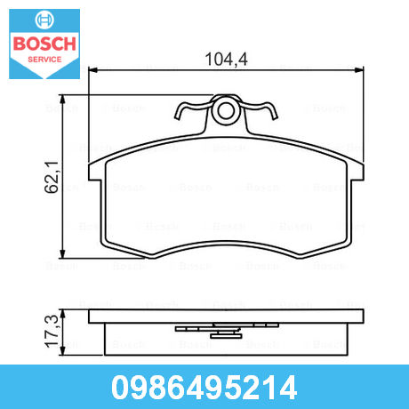 0986495214 BOSCH от 1707 руб. в Москве