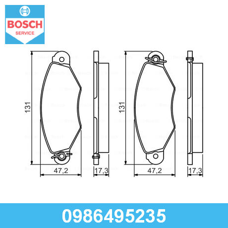 0986495235 BOSCH от 1522 руб. в Москве