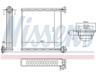 Радиатор отопителя для Seat Leon (5F) 2013-2020 новый