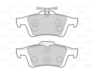 Колодки тормозные задние дисковые к-кт для Ford Focus II 2005-2008 новый