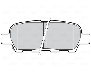 Колодки тормозные задние дисковые к-кт для Nissan X-Trail (T31) 2007-2014 новый