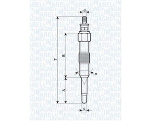 Свеча накаливания для Citroen Jumper 230 1994-2002 новый