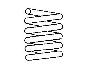 Пружина задняя для Ford Mondeo II 1996-2000 новый