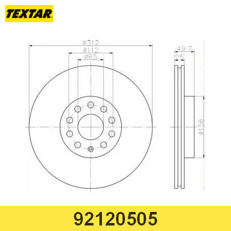 92120505 Textar от 2159 руб. в Москве