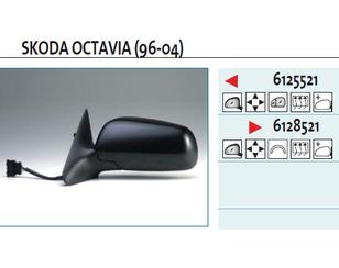 Зеркало правое электрическое для Skoda Octavia (A4 1U-) 2000-2011 новый