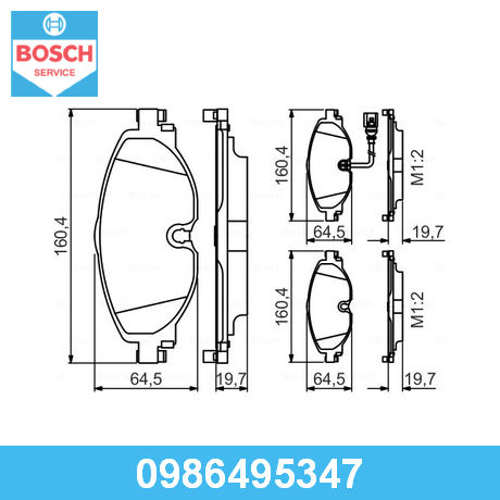 Колодки тормозные передние к-кт