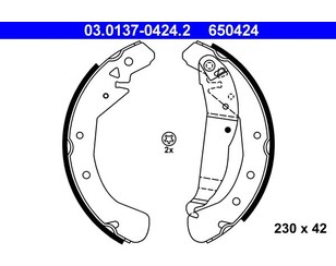 Колодки барабанные к-кт для Opel Astra F 1991-1998 новый