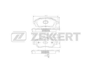 Колодки тормозные передние к-кт для Opel Meriva 2003-2010 новый