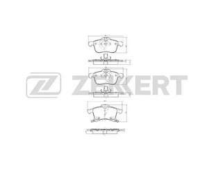 Колодки тормозные передние к-кт для Opel Zafira B 2005-2012 новый