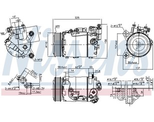 Компрессор системы кондиционирования для BMW X1 F48 2014> новый