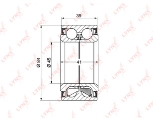 Подшипник ступицы (к-кт) для Hyundai Sonata IV (EF)/ Sonata Tagaz 2001-2012 новый