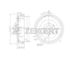 Барабан тормозной для Ford Focus I 1998-2005 новый