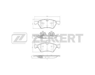 Колодки тормозные передние к-кт для Mercedes Benz W211 E-Klasse 2002-2009 новый