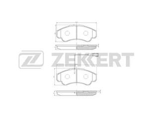 Колодки тормозные передние к-кт для Citroen Jumper 230 1994-2002 новый