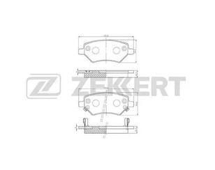 Колодки тормозные передние к-кт для Chery Bonus (A13) 2011-2014 новый