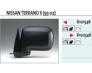 Зеркало правое механическое для Nissan Terrano II (R20) 1993-2006 новый