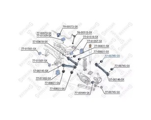 Сайлентблок заднего рычага для BMW 3-serie E92/E93 2006-2012 новый