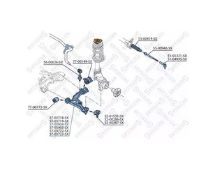 Сайлентблок переднего рычага задний для Fiat Ducato 230 1994-2002 новый