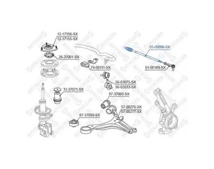 Тяга рулевая для Honda Element 2003-2010 новый