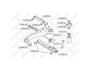 Стойка заднего стабилизатора для Mitsubishi Lancer (CX,CY) 2007-2017 новый