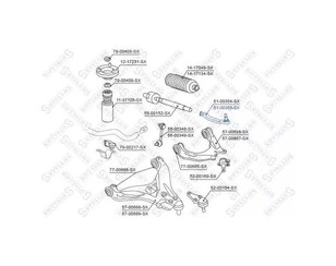 Наконечник рулевой правый для Mitsubishi Pajero/Montero III (V6, V7) 2000-2006 новый