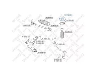 Опора переднего амортизатора для Mitsubishi Grandis (NA#) 2004-2010 новый