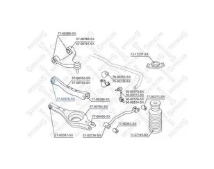 Рычаг задний поперечный правый для Nissan Murano (Z51) 2008-2015 новый