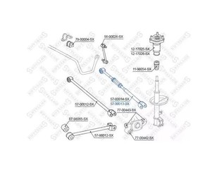 Тяга регулировки развала для Toyota Camry V40 2006-2011 новый