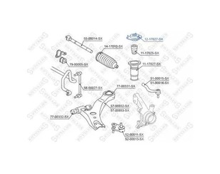 Опора переднего амортизатора для Lexus ES (SV40) 2006-2012 новый