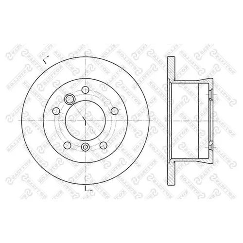 M2000036 Marshall Диск тормозной задний от производителя по спец цене ...