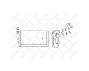 Радиатор отопителя для Audi A4 [B5] 1994-2001 новый