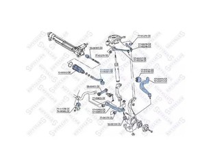 Наконечник рулевой левый для Audi A4 [B8] 2007-2015 новый