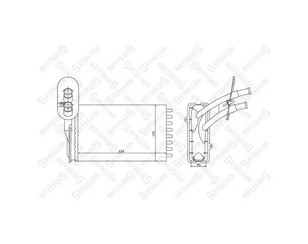 Радиатор отопителя для VW Corrado 1988-1995 новый