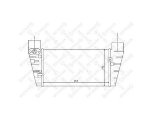Интеркулер для Audi A4 [B6] 2000-2004 новый