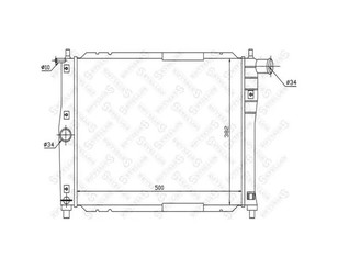 Радиатор основной для ZAZ Chance 2009-2014 новый