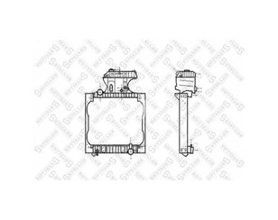 Радиатор основной для MAN 4-Serie TGA 2000-2008 новый