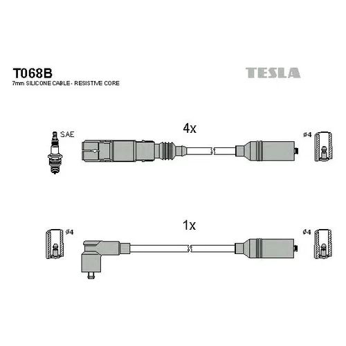 Tesla Провода зажигания