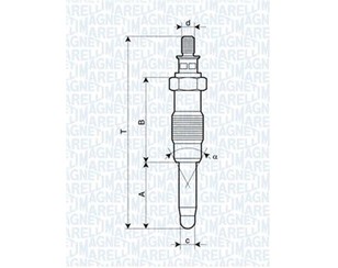 Свеча накаливания для Mercedes Benz W124 1984-1993 новый