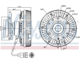 Термомуфта для DAF CF 2001-2013 новый