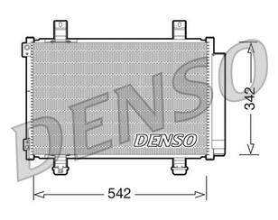 Радиатор кондиционера (конденсер) для Suzuki Splash 2008-2015 новый