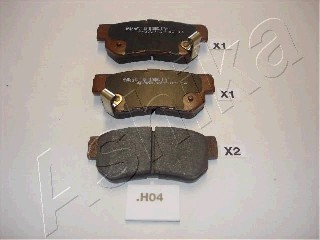 Колодки тормозные задние дисковые к-кт
