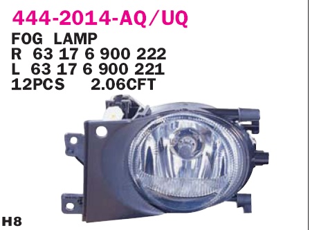 Фара противотуманная левая