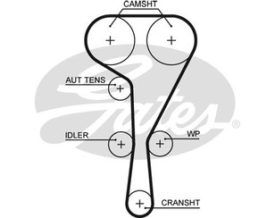 Ремень ГРМ 27 для Renault Megane III 2009-2016 новый