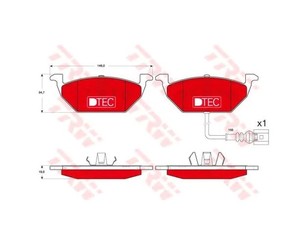 Колодки тормозные передние к-кт для VW Golf IV/Bora 1997-2005 новый