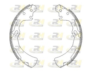 Колодки барабанные к-кт для Nissan Stanza T11 1981-1985 новый