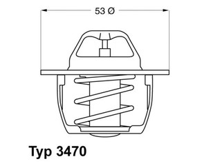 Термостат для Renault R18 1979-1986 новый