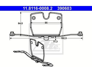 Пружина (тормозная) для BMW X5 E70 2007-2013 новый